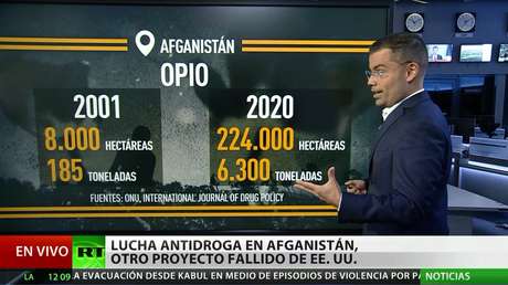 Lucha antidroga en Afganistán: otro proyecto fallido de EE.UU.