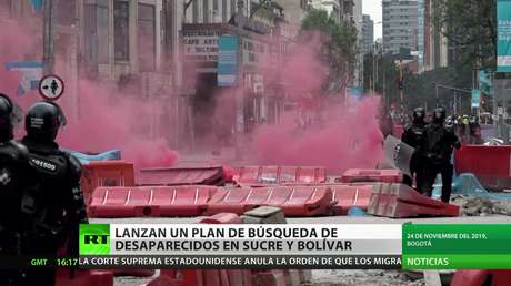 Colombia: Lanzan plan de búsqueda de desaparecidos en los departamentos Sucre y Bolívar