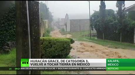 El huracán Grace vuelve a tocar tierra en México