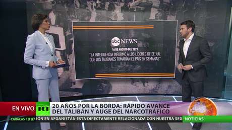 20 años por la borda: el rápido avance de los talibanes y el auge del narcotráfico