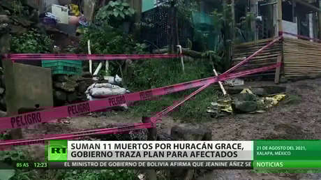 El Gobierno mexicano traza un plan para los afectados por el huracán Grace, que ya ha dejado 11 muertos