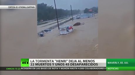 La tormenta Henri deja al menos 22 muertos y unos 45 desaparecidos en EE.UU.