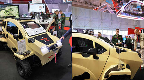 FOTOS: Presentan el primer vehículo eléctrico desarrollado para las Fuerzas Armadas rusas