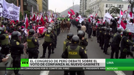 Congreso de Perú continuará debatiendo el voto de confianza al nuevo Gabinete de Pedro Castillo