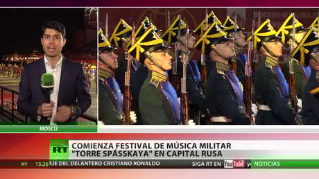 Comienza el festival de música militar 'Spásskaya Bashnia' en Moscú