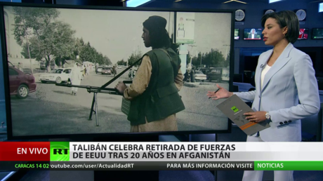 El movimiento talibán celebra la retirada de las fuerzas de EE.UU. tras 20 años en Afganistán