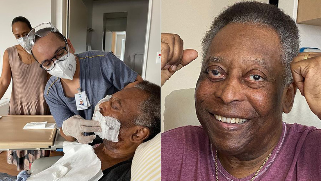 VIDEO: Pelé pedalea en bicicleta estática desde la cama del hospital tras ser operado por un tumor en el colon