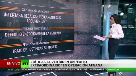 Biden, blanco de críticas por calificar de "éxito extraordinario" la operación en Afganistán