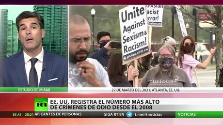 EE.UU. registra los niveles más altos de crímenes de odio desde el 2008