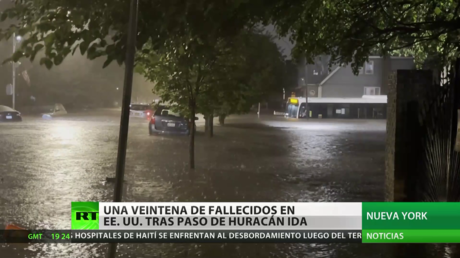 El huracán Ida deja al menos 20 muertos en Pensilvania, Nueva York y Nueva Jersey