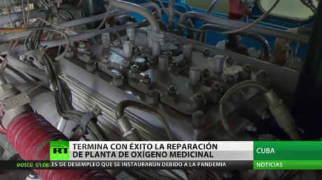 Concluye con éxito la reparación de una planta de oxígeno medicinal en Cuba