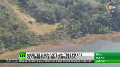 Desmantelan en Bolivia tres pistas clandestinas de tráfico de cocaína
