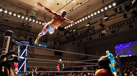 VIDEO: Momento en que el terremoto de magnitud 7,1 interrumpe una disputa de lucha libre en la Ciudad de México