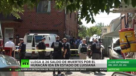 Llega a 26 el saldo de muertos por el huracán Ida en EE.UU.