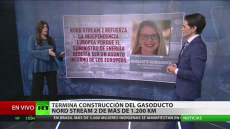 Finaliza la construcción del gasoducto Nord Stream 2, de más de 1.200 kilómetros