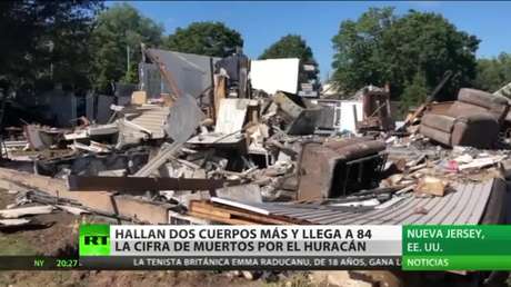 Hallan 2 cuerpos más y llega a 84 la cifra de muertos por el huracán Ida en EE. UU.
