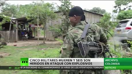 Un ataque con explosivos en Colombia deja cinco muertos y seis heridos
