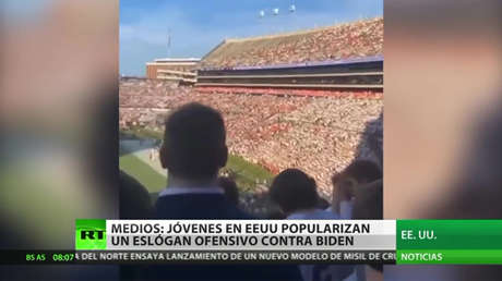 Medios: Jóvenes en EE.UU. popularizan un eslógan ofensivo contra Biden