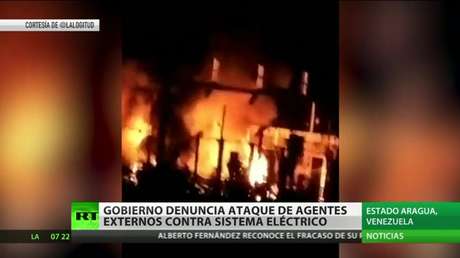 El Gobierno venezolano denuncia un ataque de agentes externos contra el sistema eléctrico nacional