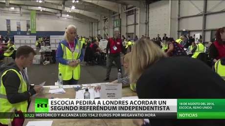 Escocia pedirá a Londres acordar un segundo referéndum independenista