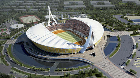 Así es el estadio de 150 millones de dólares que China le ha regalado a Camboya (FOTOS)