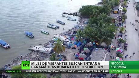 Colombia: Miles de migrantes buscan entrar a Panamá tras un aumento de restricciones