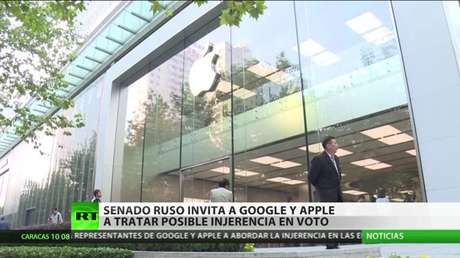 El Senado ruso invita a Google y Apple a tratar la posible injerencia en voto en las elecciones legislativas