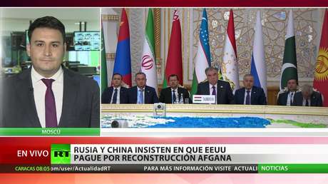 Moscú y Pekín insisten en que Washington costee la reconstrucción afgana