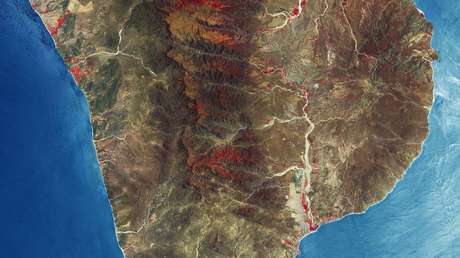 Publican fotos de México con formas inusuales y colores brillantes desde el espacio