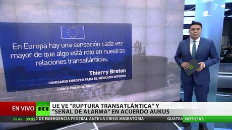 La UE ve una "ruptura transatlántica" y una "señal de alarma" en el pacto militar AUKUS