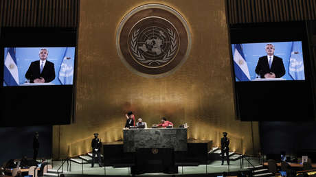 Alberto Fernández denuncia ante la ONU el "deudicidio" de Argentina por el "endeudamiento tóxico" con el FMI