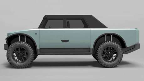 Presentan una camioneta híbrida con carrocería de tela y autonomía de 7.000 kilómetros (FOTOS)