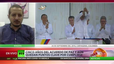 Activista sobre los cinco años del Acuerdo de Paz en Colombia: "Se necesita voluntad política porque no hemos tenido un cumplimiento del Estado"