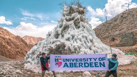 Estupas de hielo artificiales en los lugares más áridos del planeta: el nuevo proyecto que podría generar millones de litros de agua anuales