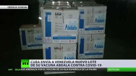 Llega a Venezuela un cargamento de la vacuna cubana Abdala