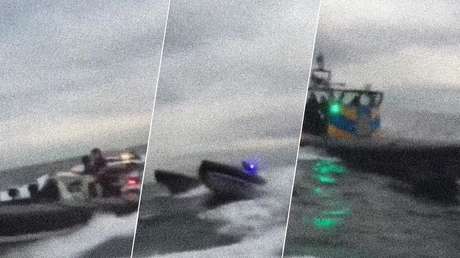 VIDEO: Se produce un enfrentamiento entre patrulleras de la Guardia Civil española y la Royal Navy británica cerca de Gibraltar