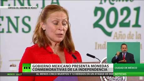El Gobierno mexicano presenta monedas conmemorativas de la Independencia