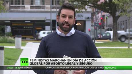 Feministas marchan en el Día de Acción Global por un aborto legal y seguro