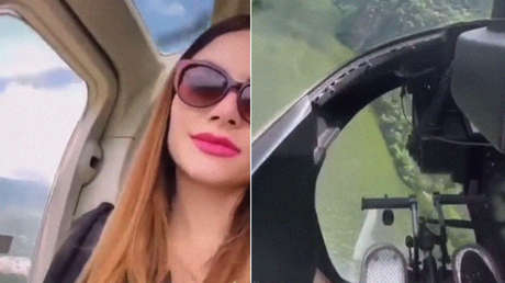 Una 'influencer' mexicana presume en TikTok de un viaje en un helicóptero oficial para el traslado de vacunas y estalla la polémica
