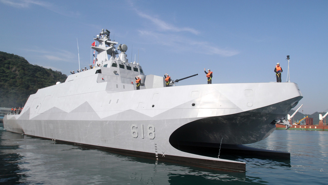 Taiwán comienza a construir la segunda corbeta de la clase Tuo Chiang, que estará equipada con varios misiles, un cañón y una ametralladora
