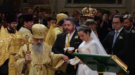 Rusia acoge la primera boda real en más de un siglo con el casamiento en San Petersburgo de un descendiente del asesinado zar (VIDEO, FOTOS)