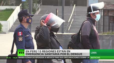 15 regiones de Perú están en emergencia sanitaria por el dengue