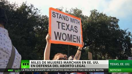Miles de mujeres marchan en Estados Unidos en defensa del aborto legal