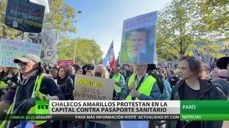 Registran choques entre la Policía y manifestantes anti-covid en Italia y Francia