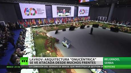 Lavrov: La arquitectura "onucéntrica" se ve atacada desde muchos frentes