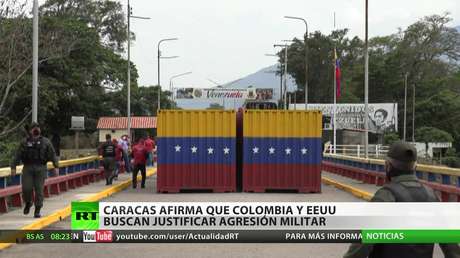 Caracas afirma que Colombia y EE.UU. buscan justificar la agresión militar en su contra
