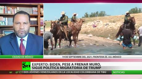 Experto: Biden, pese a frenar el muro con México, sigue la política migratoria de Trump