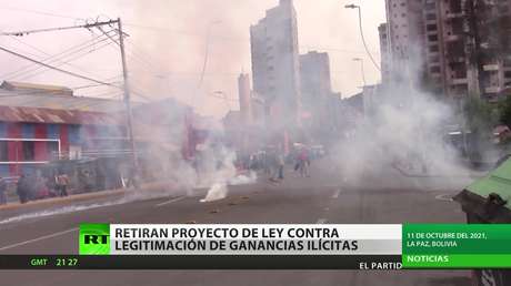 Retiran en Bolivia un proyecto de ley contra la legitimación de ganancias ilícitas