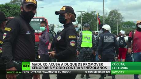 Maduro acusa a Duque de promover xenofobia y odio contra venezolanos