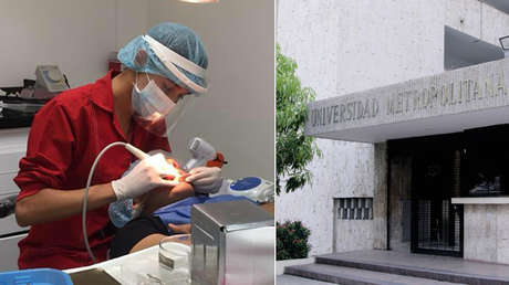 Estudiante se encadena tras ser expulsado de una universidad colombiana a dos semanas de su graduación (y las redes se ponen de su parte)